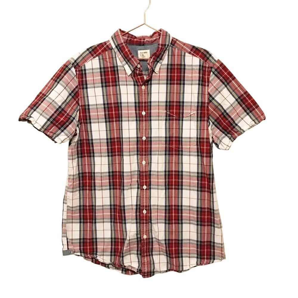 Old Navy plaid slim fit size XL